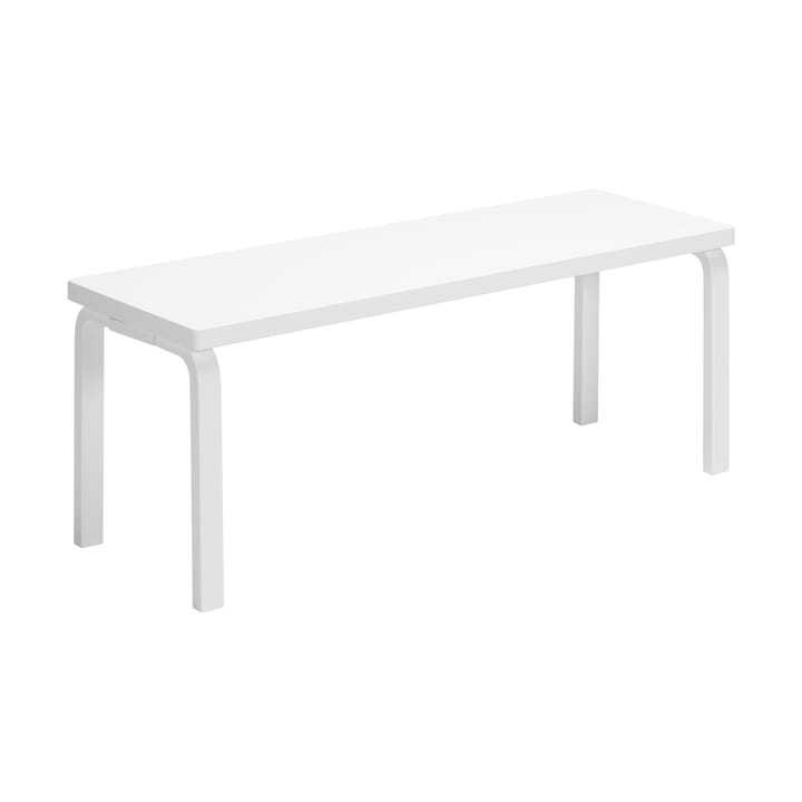 153A bänk - Solid seat white lacquered - Artek