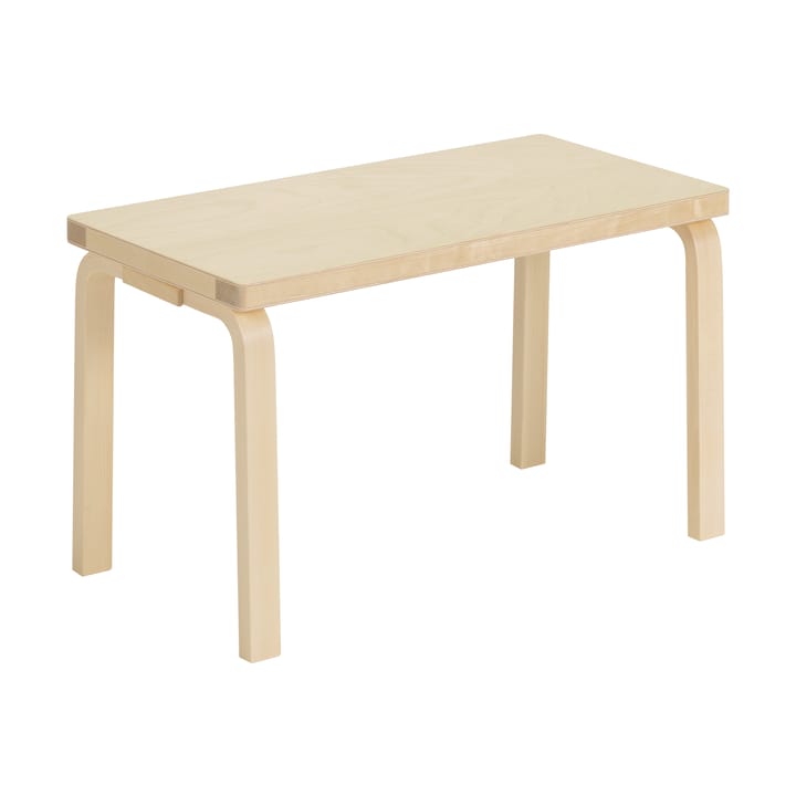 153B bänk - Solid seat natural lacquered - Artek