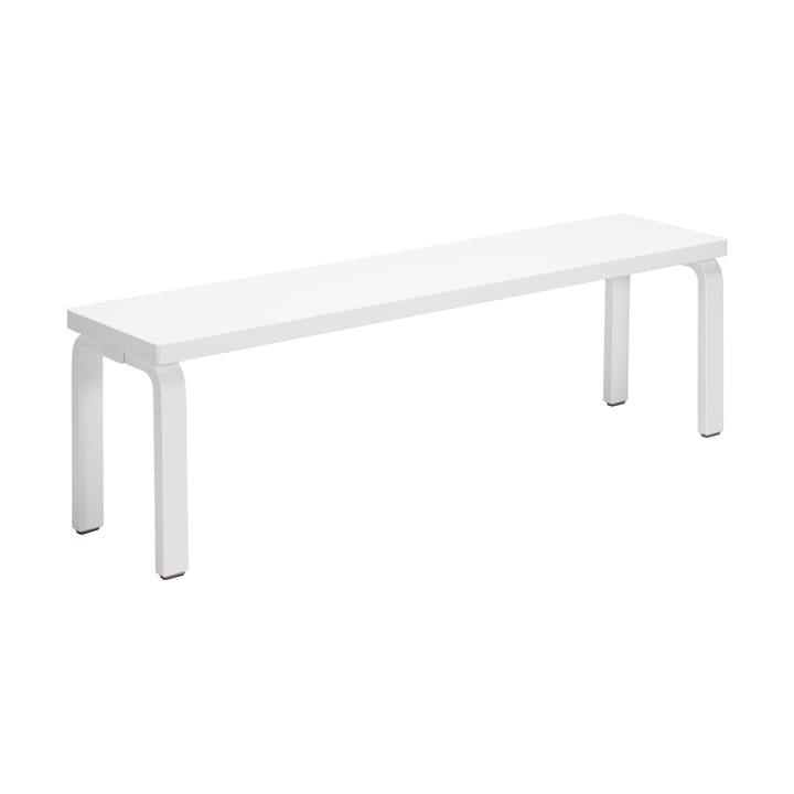 168B bänk - Solid seat white lacquered - Artek
