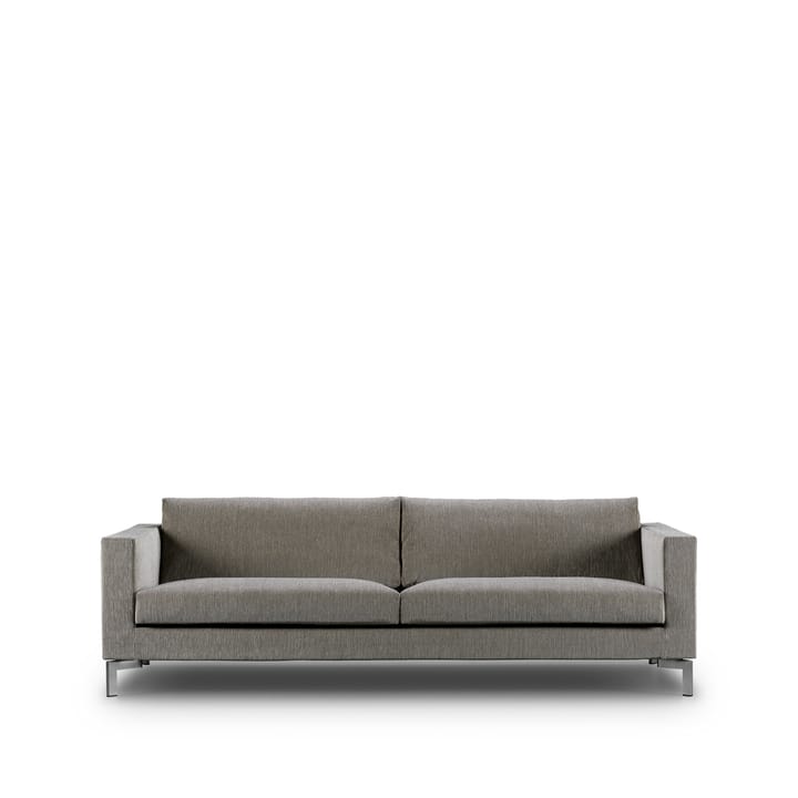 Zenith soffa 3-sits - bakar 01 brunbeige-stål-240 cm - Eilersen