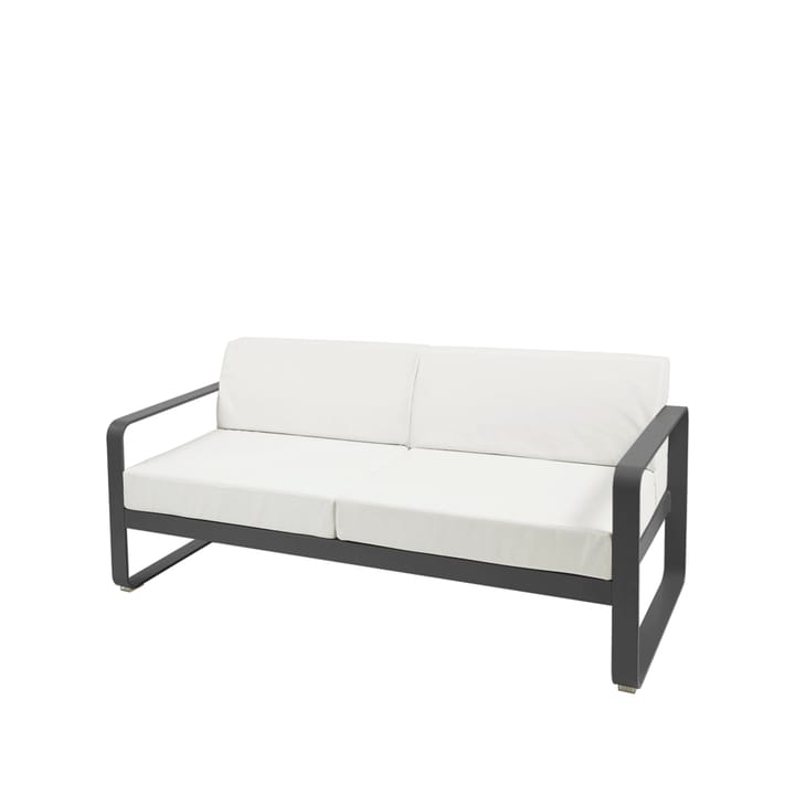 Bellevie 2-sits soffa - Anthracite-off-white dyna - Fermob
