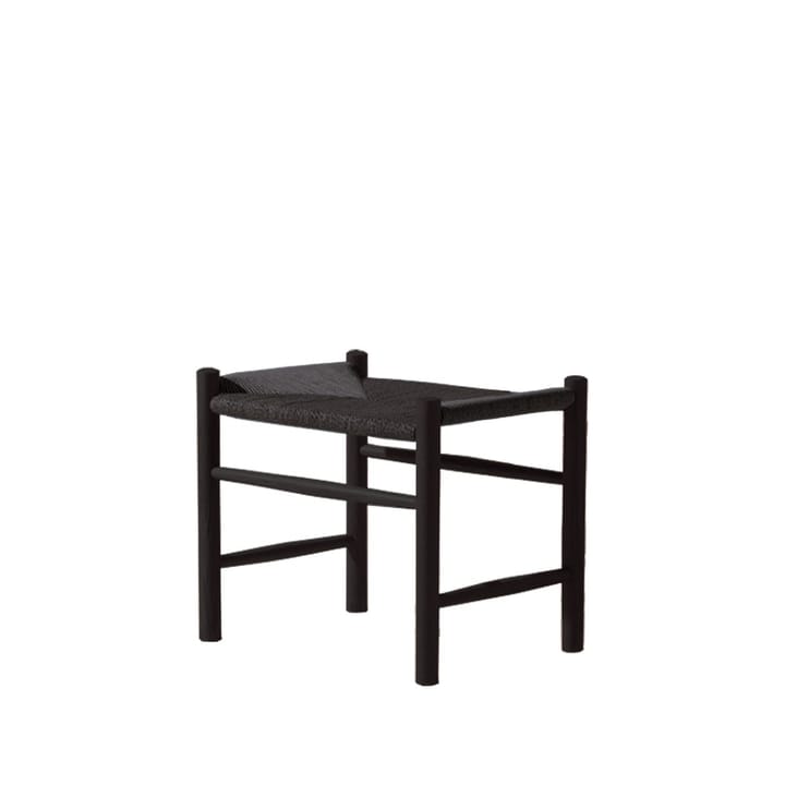 J16 pall - Svart-svartlackad ek - Fredericia Furniture