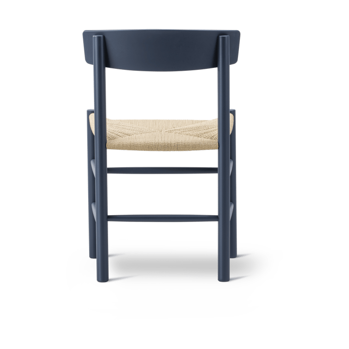 J39 stol - Indigo blue-flätad natur - Fredericia Furniture