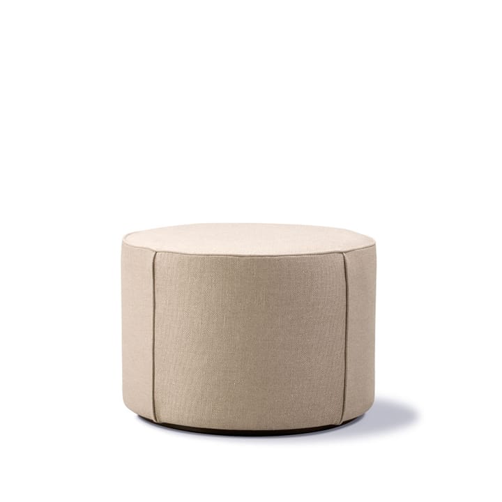 Mono sittpuff - Grand linen beige-Ø55 cm - Fredericia Furniture
