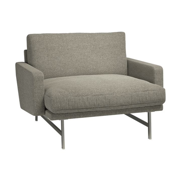 Lissoni PL111 lounge chair large - Moss 015-rostfritt stål - Fritz Hansen