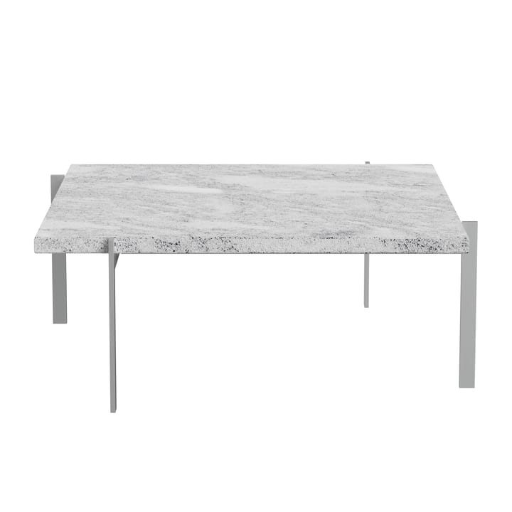 PK61 soffbord - Grey white marble-rolled steel - Fritz Hansen