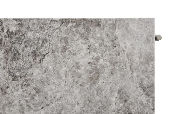 Rebar soffbord 80x84x33 cm - Grå marmor-fossil stativ - HAY