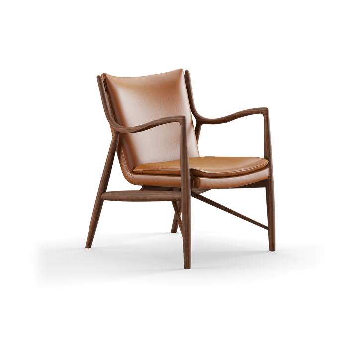 45 Chair fåtölj - Valnöt-nevada cognac NV2488S - House of Finn Juhl