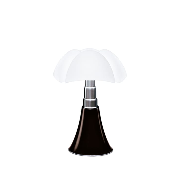 Pipistrello Medium bordslampa - mörkbrun-vit skärm - Martinelli Lucé