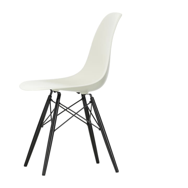 Eames plastic side chair DSW stol svartbetsad - Pebble - Vitra