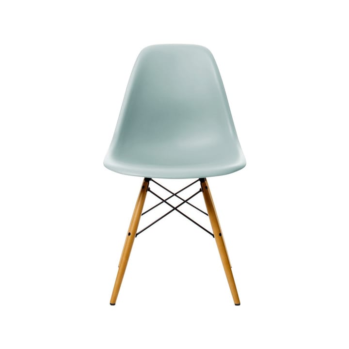 Eames Plastic Side Chair RE DSW stol - 23 ice grey-golden maple - Vitra