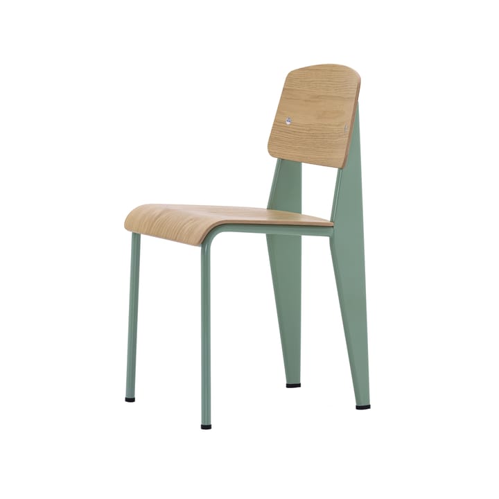 Standard stol - ek natur, prouvé gris vermeer stativ - Vitra