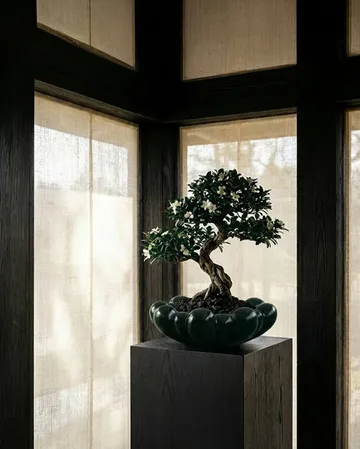Bloom tray skål stor - Dark green - 101 Copenhagen