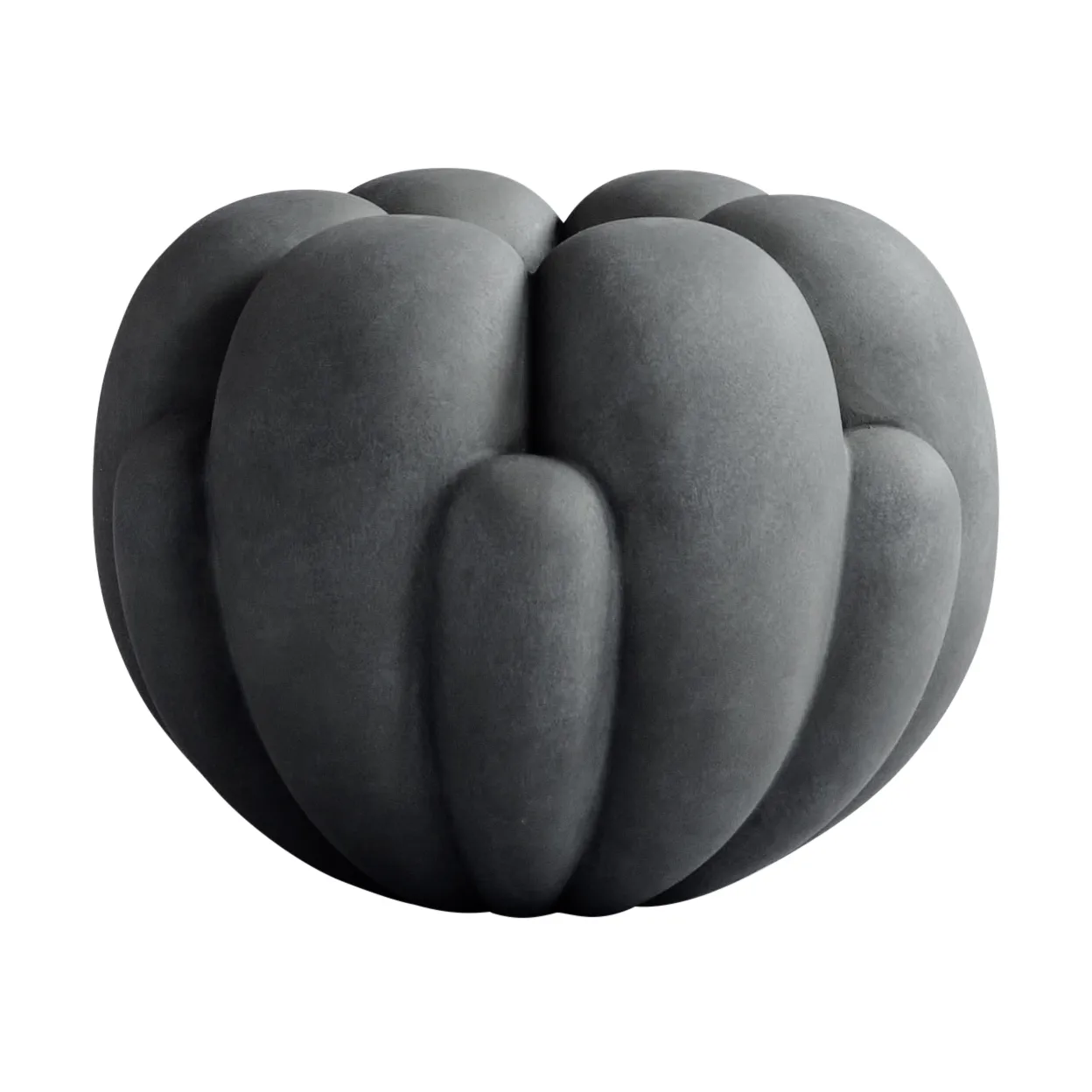 Bloom vas petit 22,5x24 cm, Dark grey 101 Copenhagen
