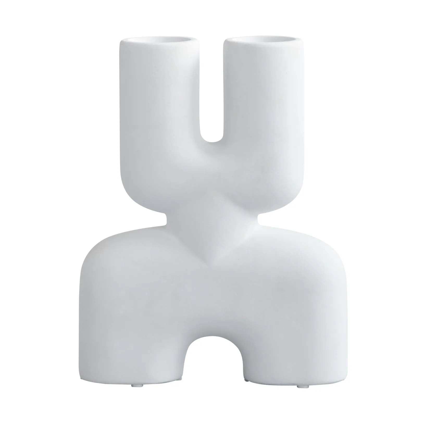 Cobra Double mini vas 28x22 cm, Bone white 101 Copenhagen