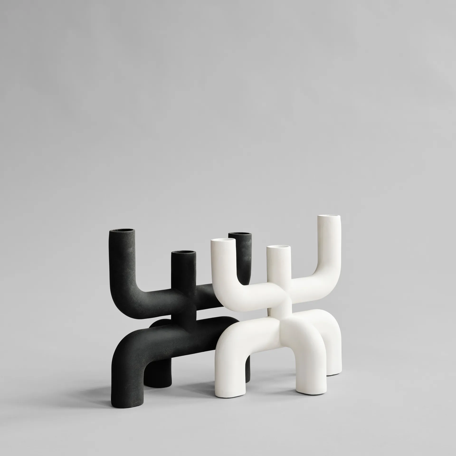 Cobra ljusstake 25x25 cm, Bone White 101 Copenhagen