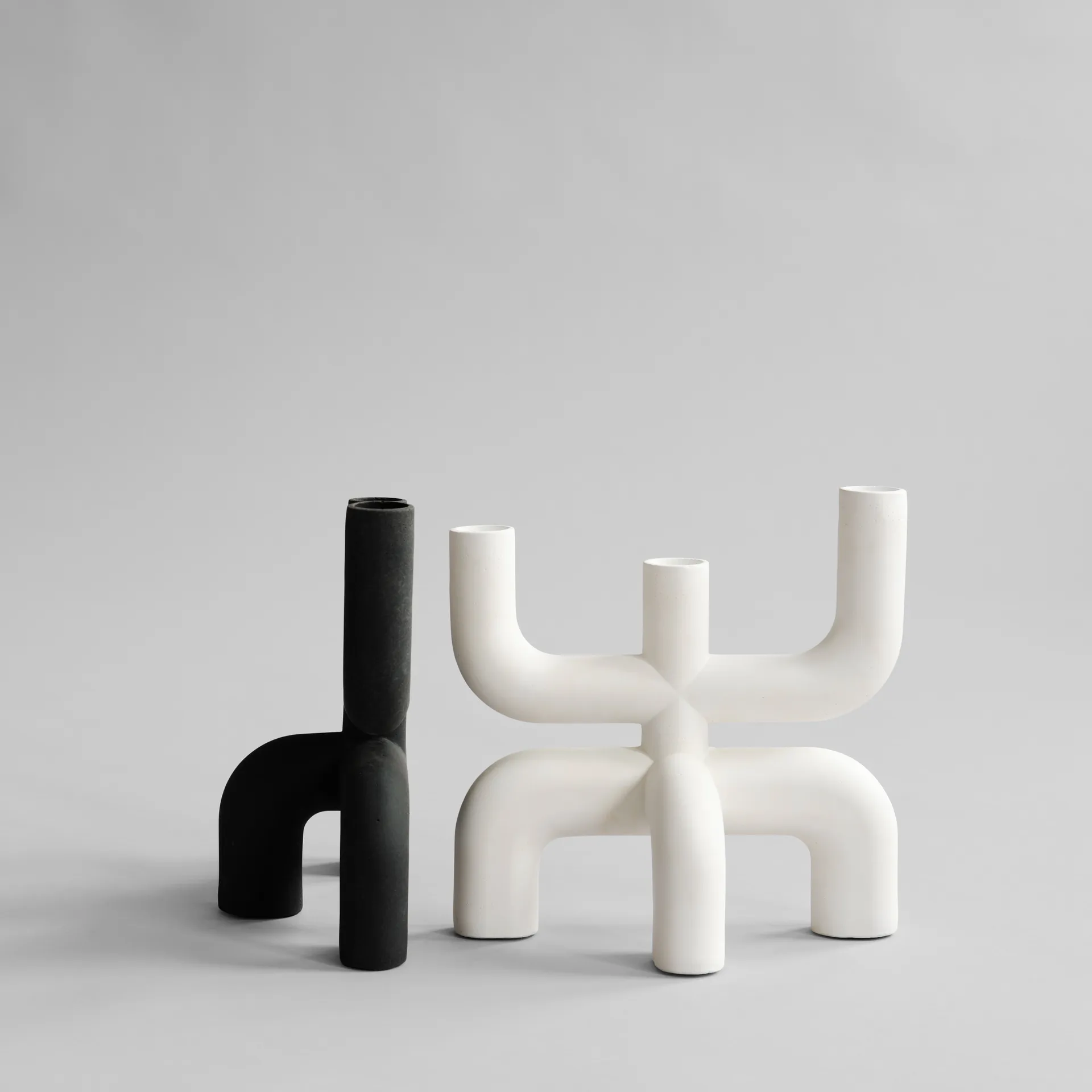 Cobra ljusstake 25x25 cm, Bone White 101 Copenhagen