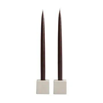 Cube ljusstake 2-pack - High Glaze Birch - 101 Copenhagen