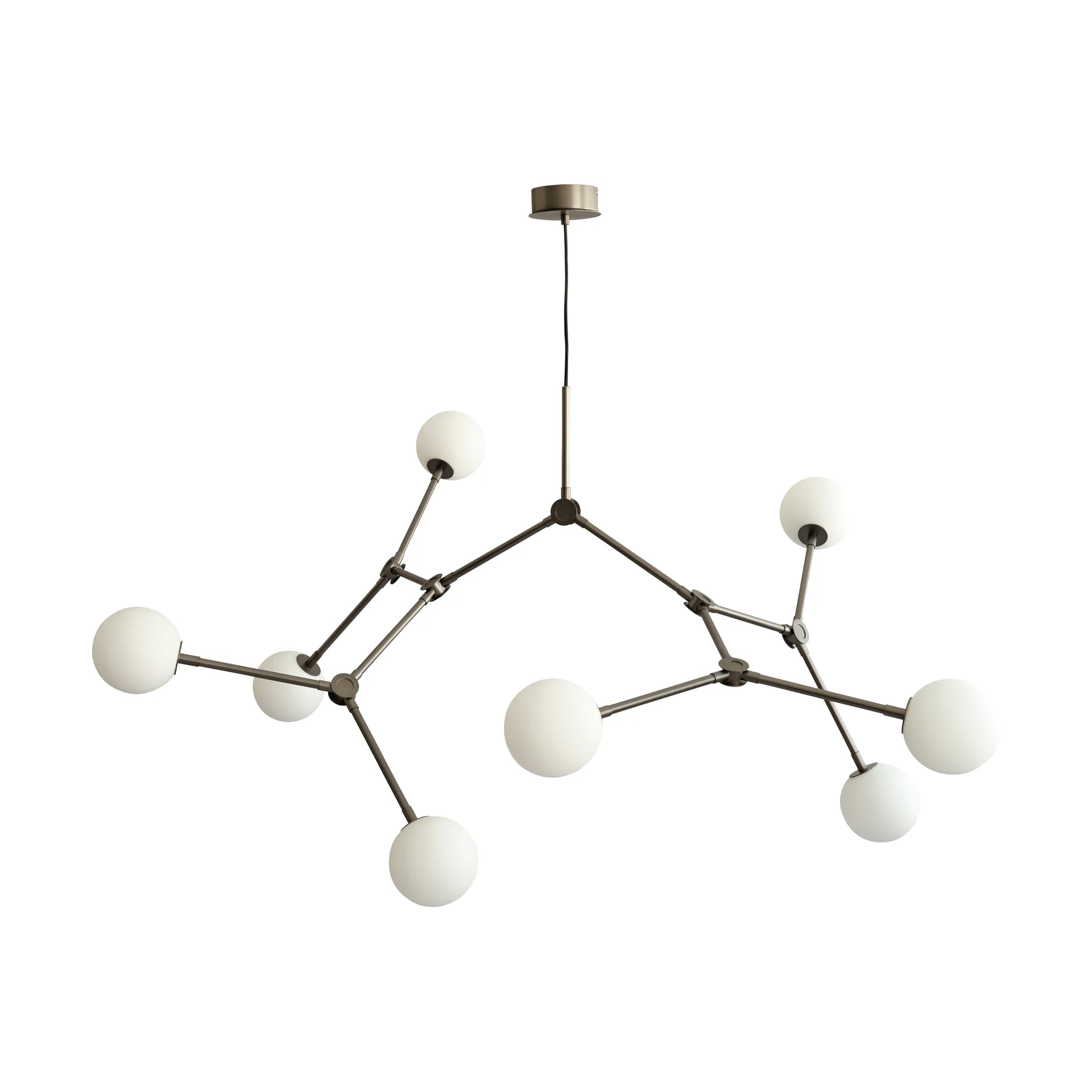 Drop Chandelier Bulp takkrona grande, Grey 101 Copenhagen