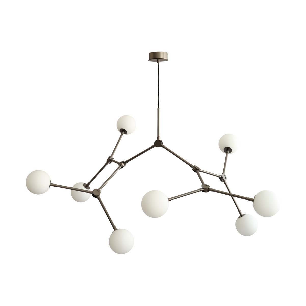 101 Copenhagen Drop Chandelier Bulp takkrona grande Grey
