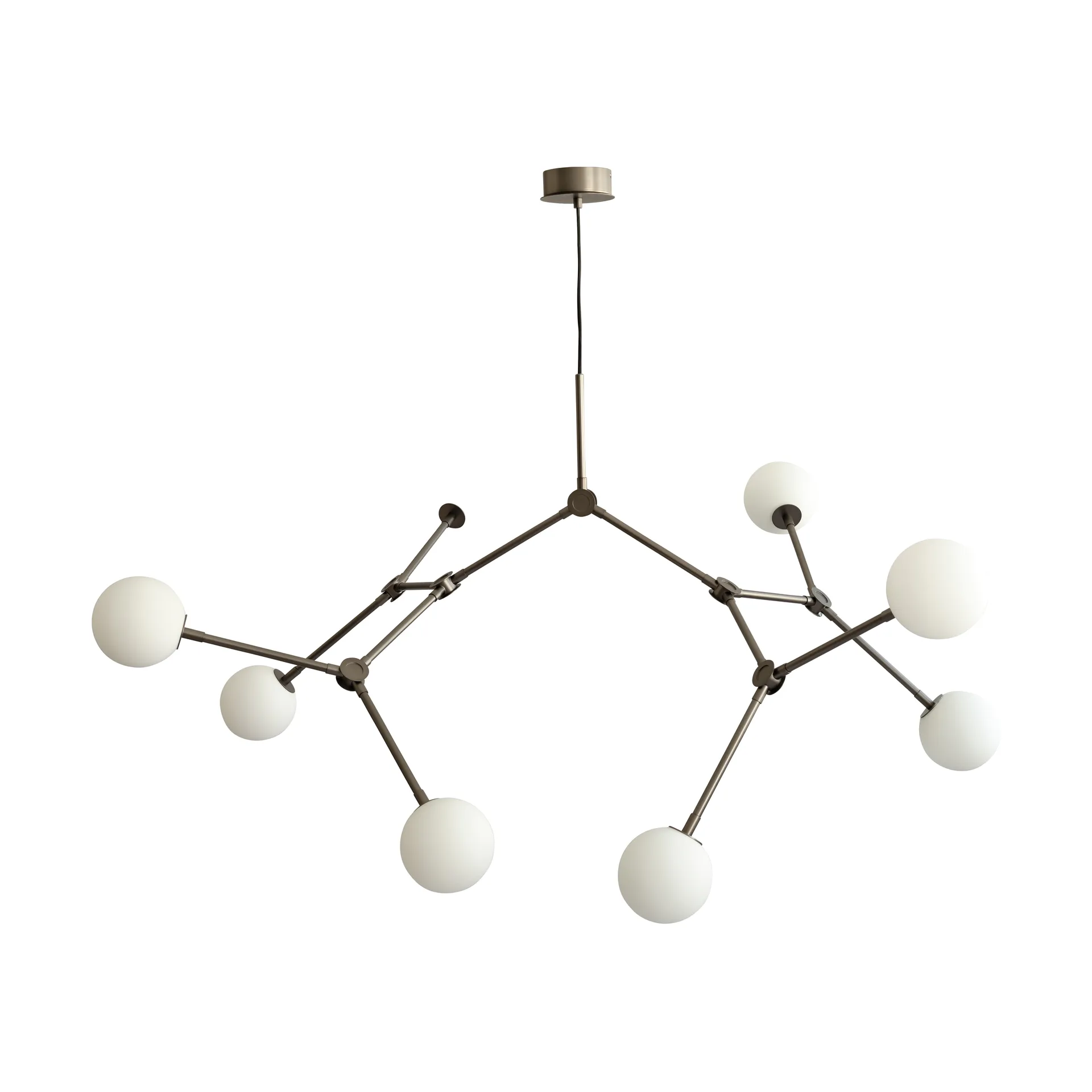Drop Chandelier Bulp takkrona grande, Grey 101 Copenhagen