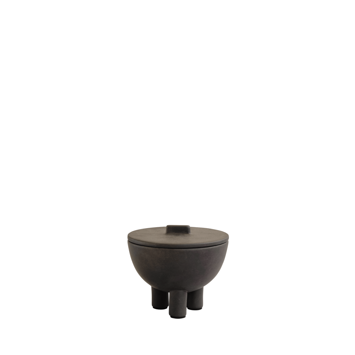 101 Copenhagen Duck burk med lock Medio Coffee | Skandinavisk Design | Dekorationsdetaljer | Svart