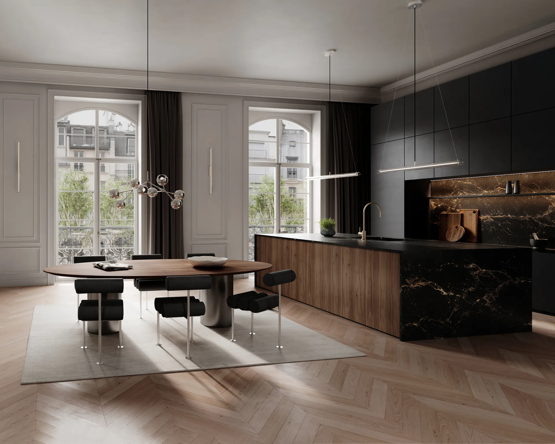 Frame vägglampa big, Chrome 101 Copenhagen