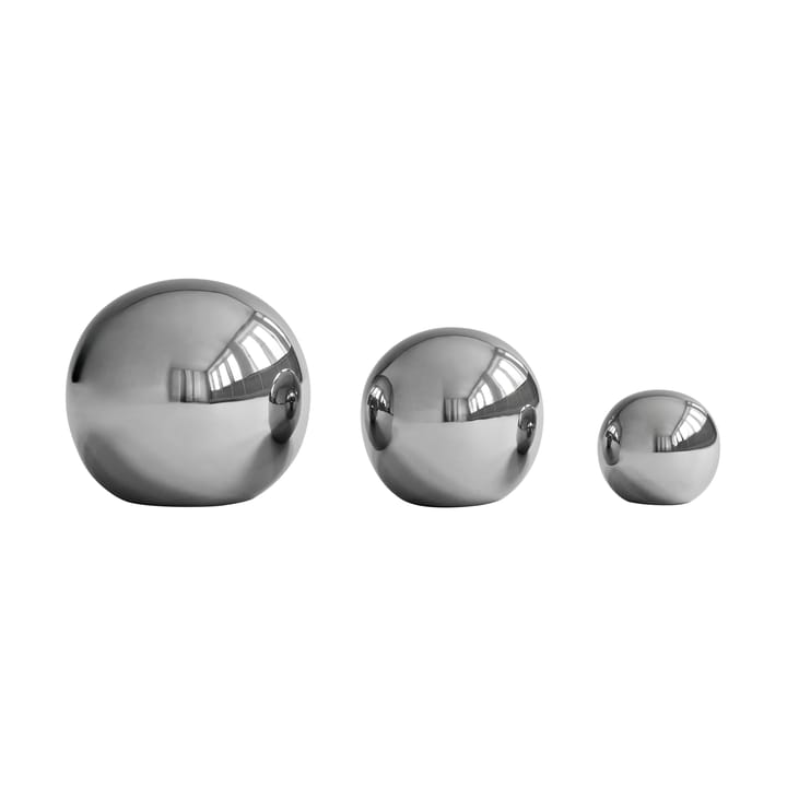 Gallery Balls dekoration 3 delar - Chrome - 101 Copenhagen