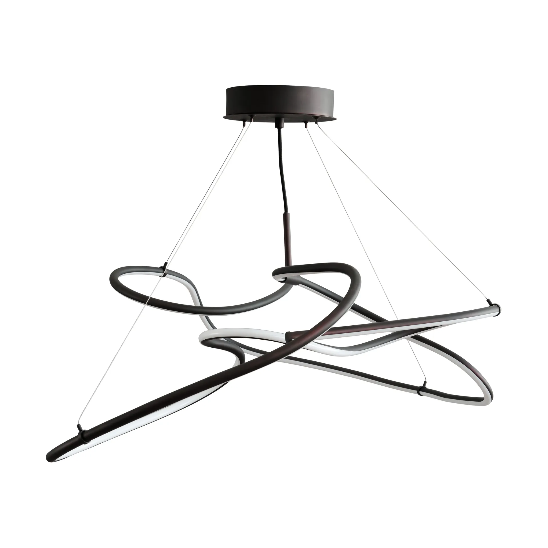 Ghost Chandelier mini taklampa, Burned black 101 Copenhagen