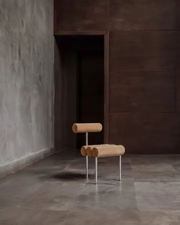 Hiro dining chair - Stainless steel-desert - 101 Copenhagen