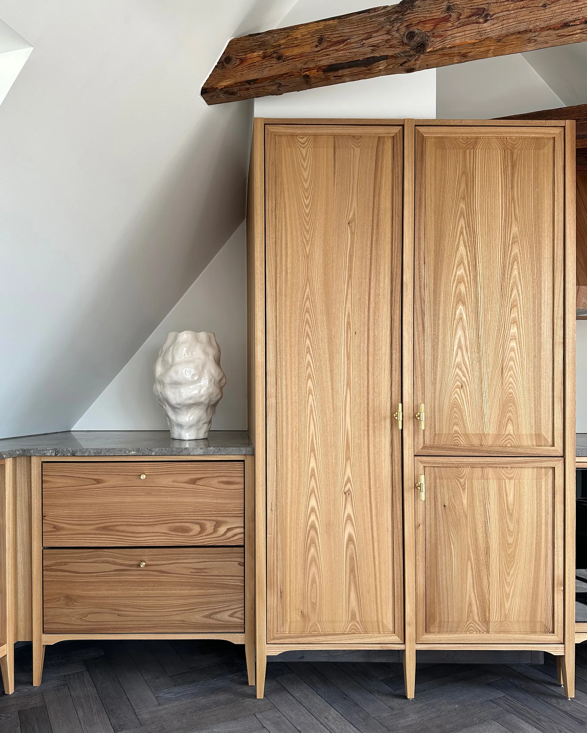 Katachi vas medio, High glaze birch 101 Copenhagen