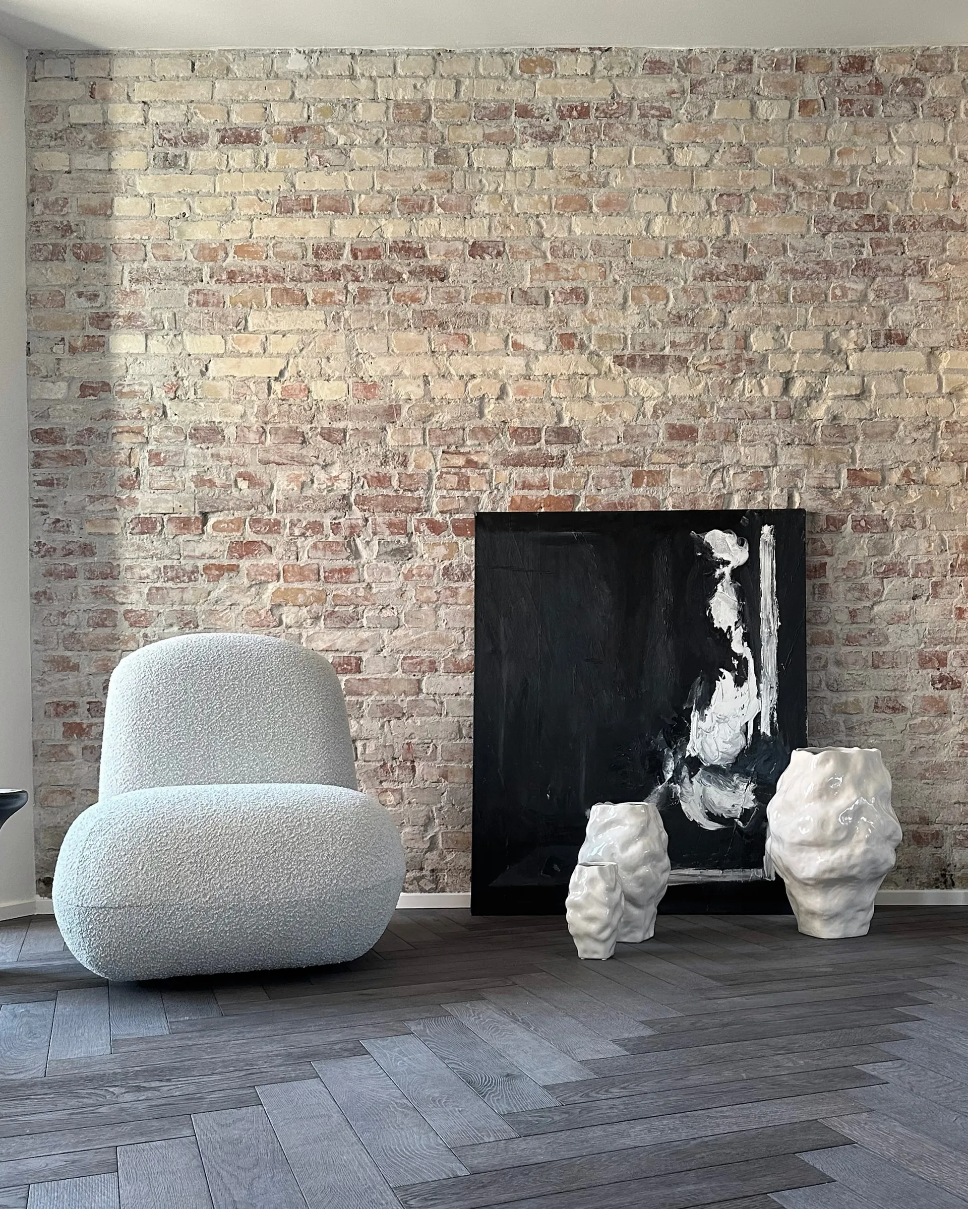 Katachi vas medio, High glaze birch 101 Copenhagen