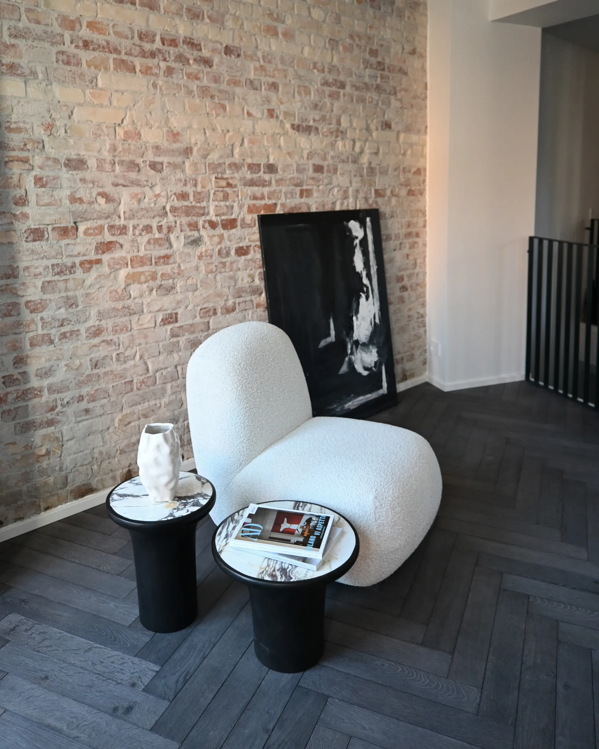 Katachi vas mini, High glaze birch 101 Copenhagen