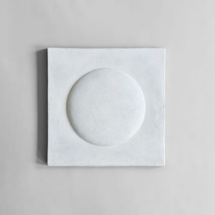 Sculpt Art Shield väggdekoration 58x58 cm, Chalk white 101 Copenhagen
