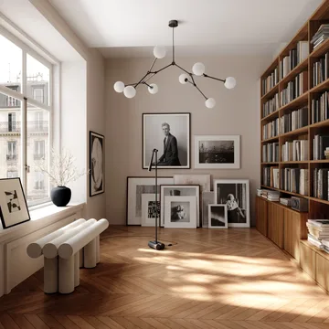 Snake golvlampa - Burned Black - 101 Copenhagen