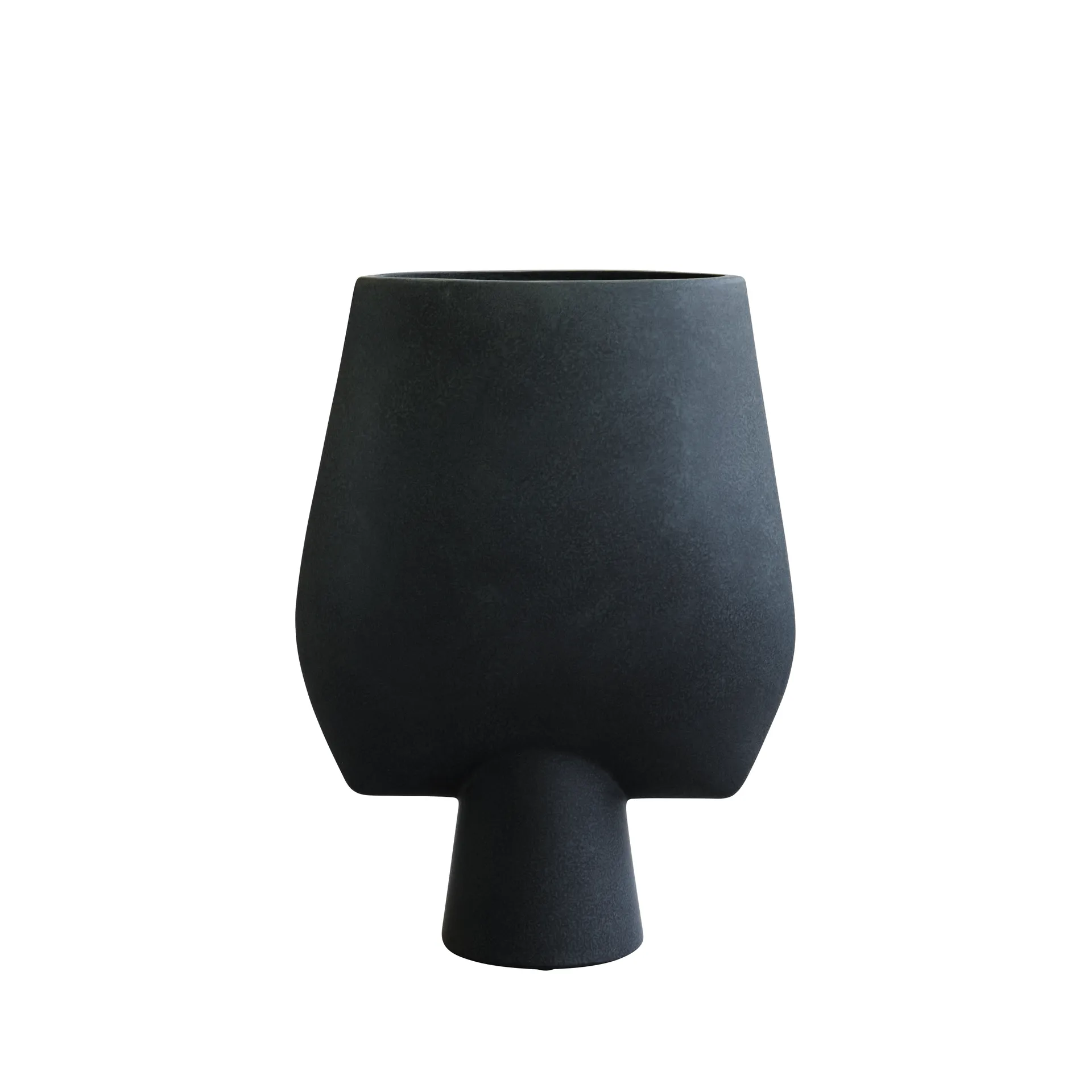 Sphere vas Square Big Ø33 cm, Black 101 Copenhagen