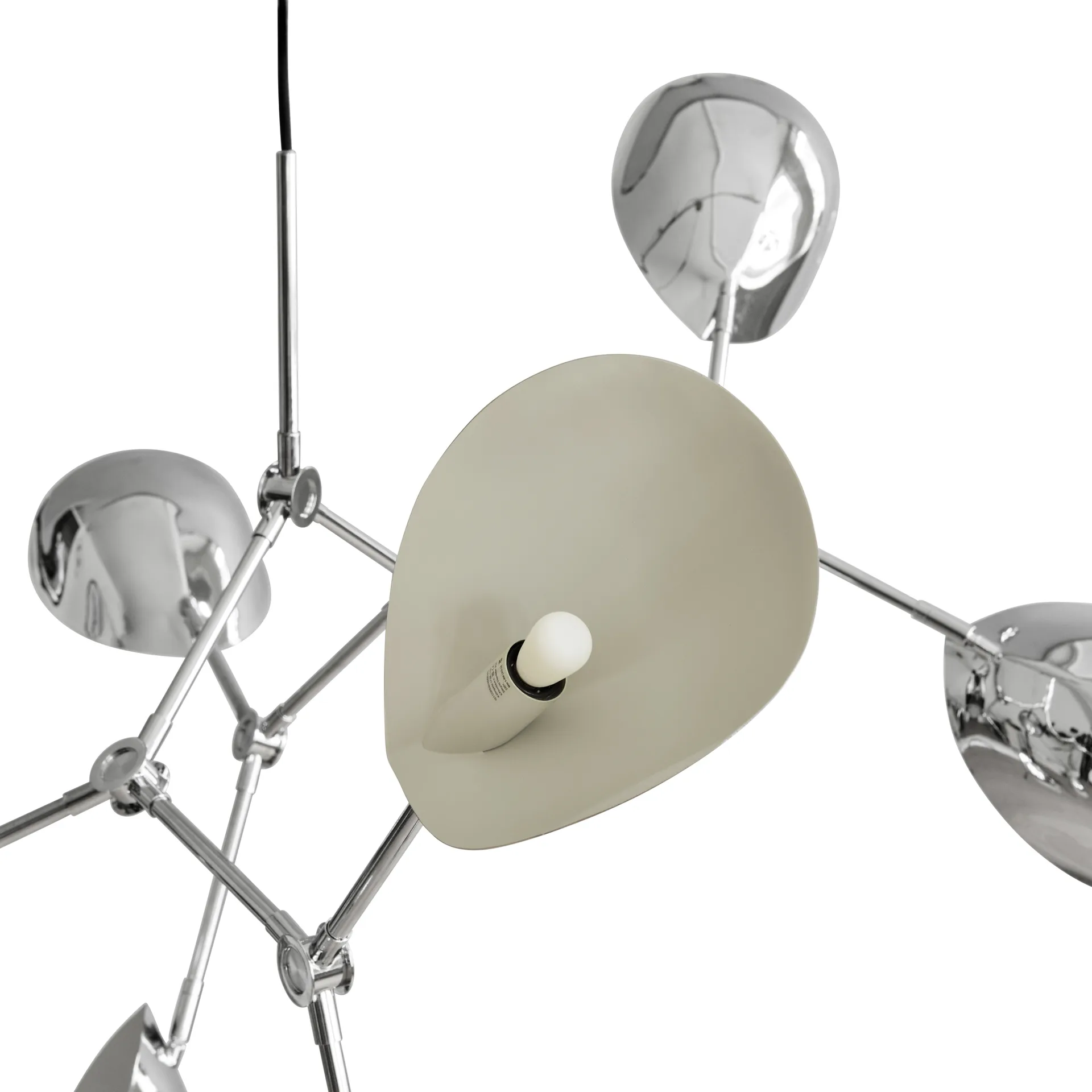 Stingray Chandelier takkrona, Chrome 101 Copenhagen