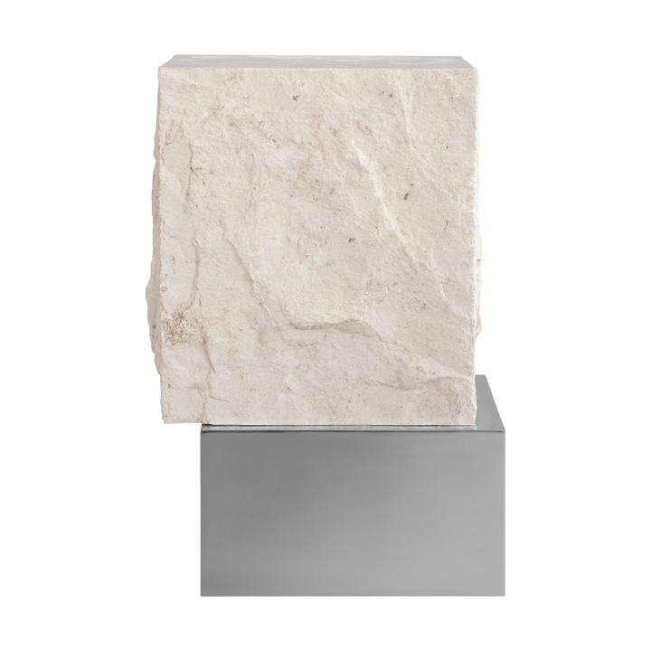 Temple sidobord tall 50x33 cm - Chrome-limestone - 101 Copenhagen