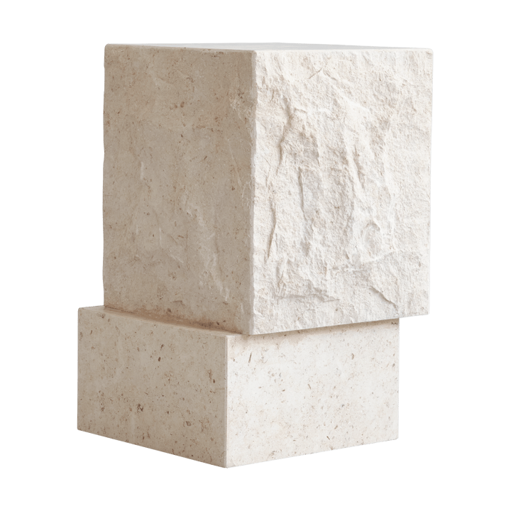 Temple sidobord tall 50x33 cm, Chrome-limestone 101 Copenhagen
