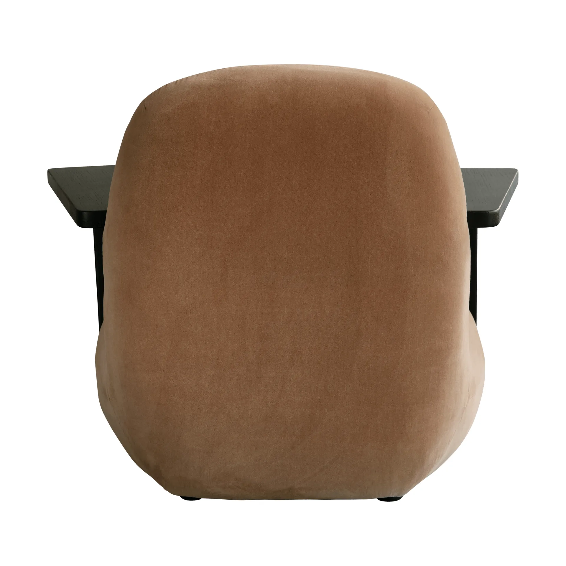 Toe chair fåtölj med armstöd, Coffee black oak-desert 101 Copenhagen