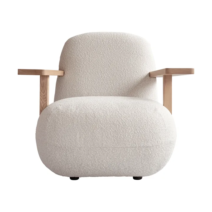 Toe chair fåtölj med armstöd - Natural oak-off white - 101 Copenhagen