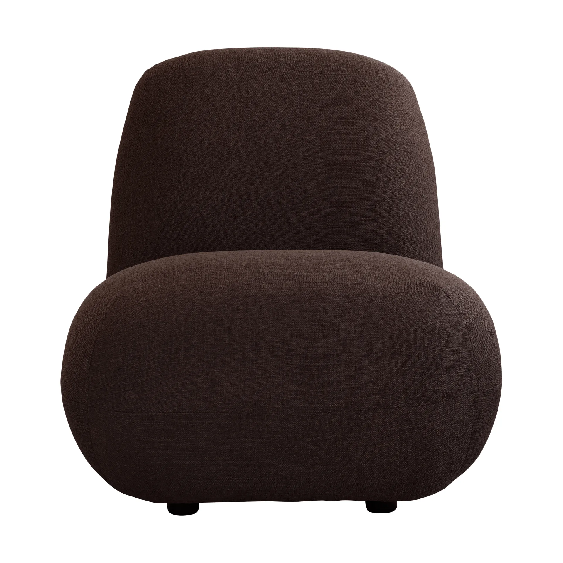 Toe Chair Flat fåtölj 92x75 cm, Dark brown 101 Copenhagen
