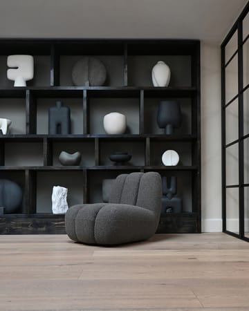 Toe loungefåtölj bouclé - Deep taupe - 101 Copenhagen