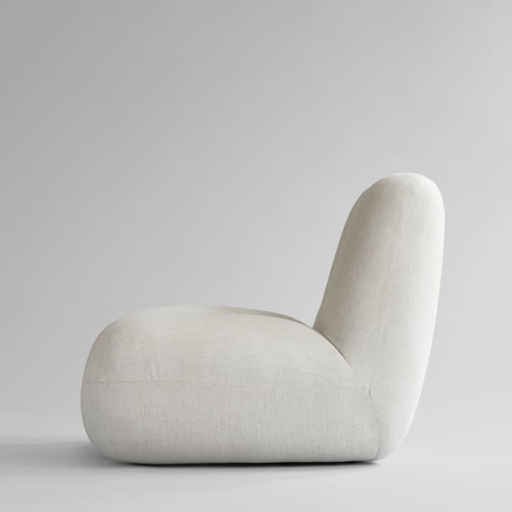 Toe loungefåtölj linne, White chalk 101 Copenhagen