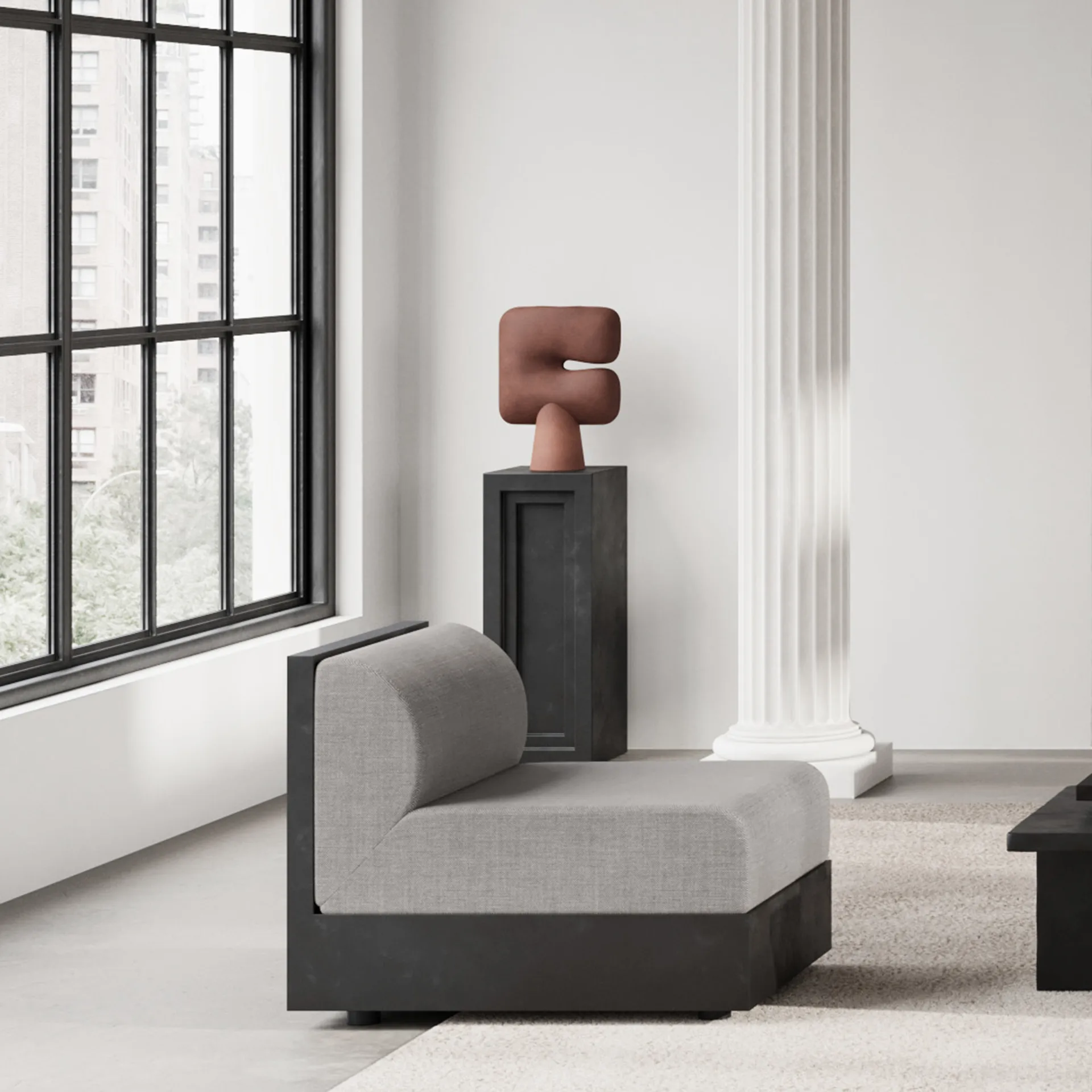 Tribu Lounge Chair fåtölj, Coffee 101 Copenhagen