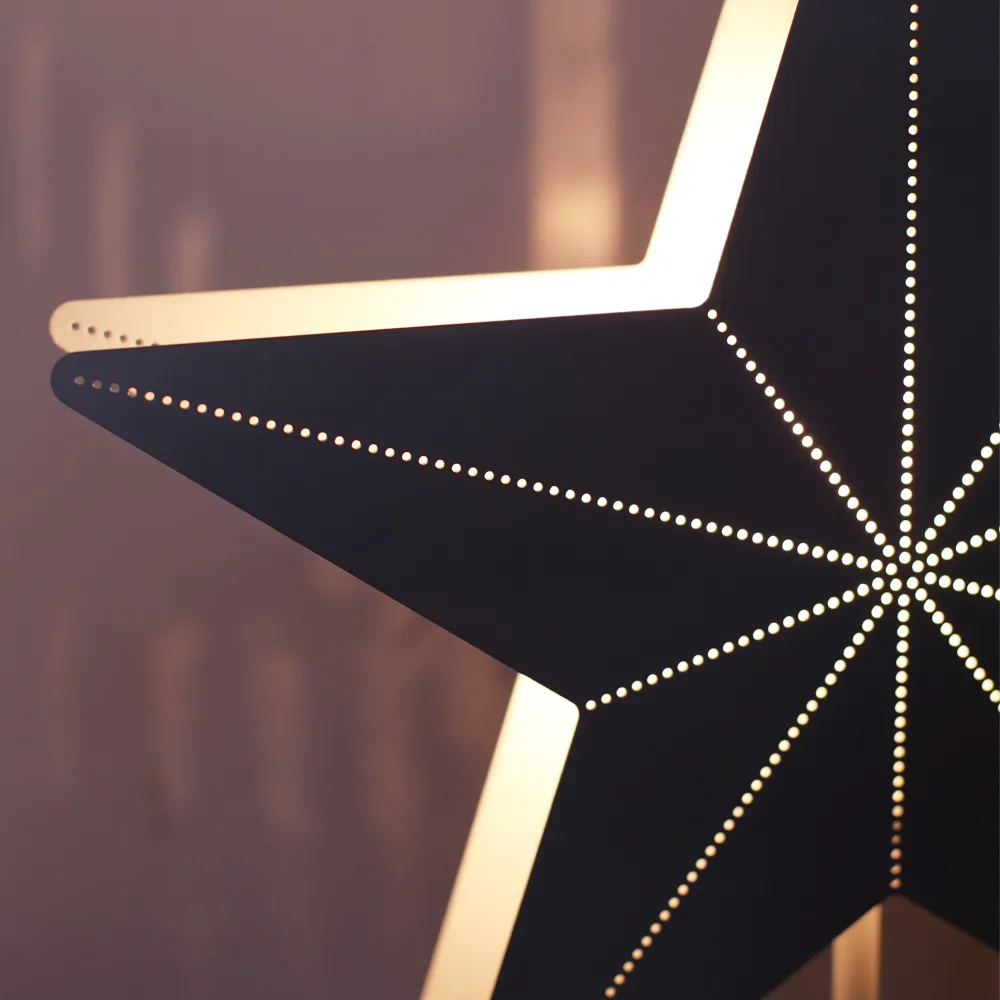 Adventum adventsstjärna, vit 1898