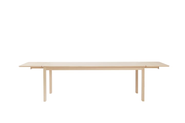 Alfred matbord 90x220 cm, Vitpigmenterad ek 1898