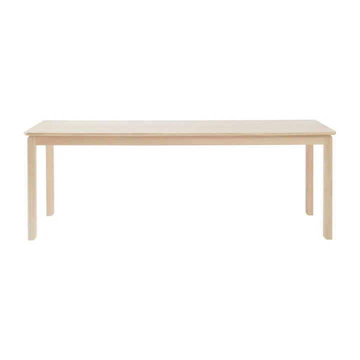 Alfred matbord - Vitpigmenterad ek, 90x220 cm - 1898
