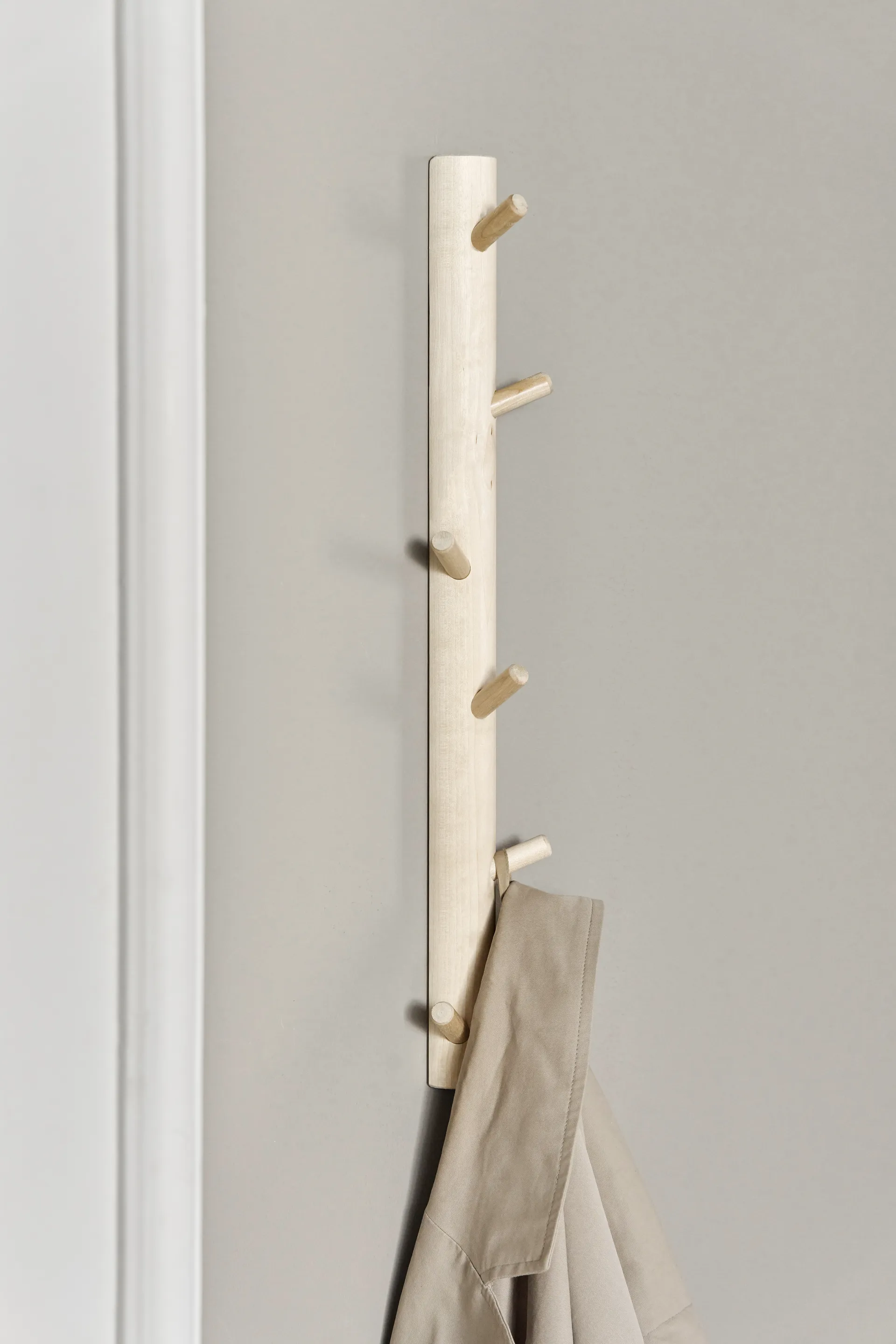 Allsarp vertikal knopplist 6 krokar, Björk 1898