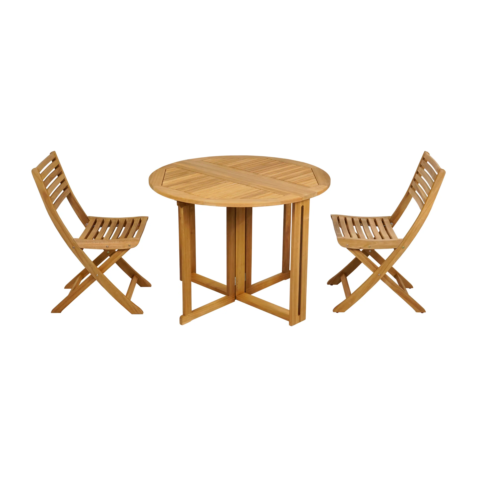 Aneboda balkongset med 2 stolar teak,  1898